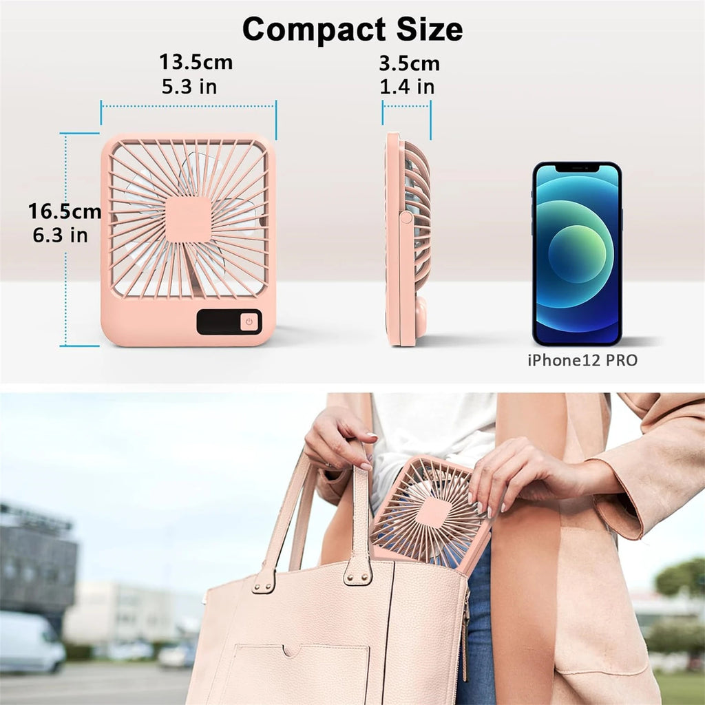 BreezeNest Rechargeable Desk Fan