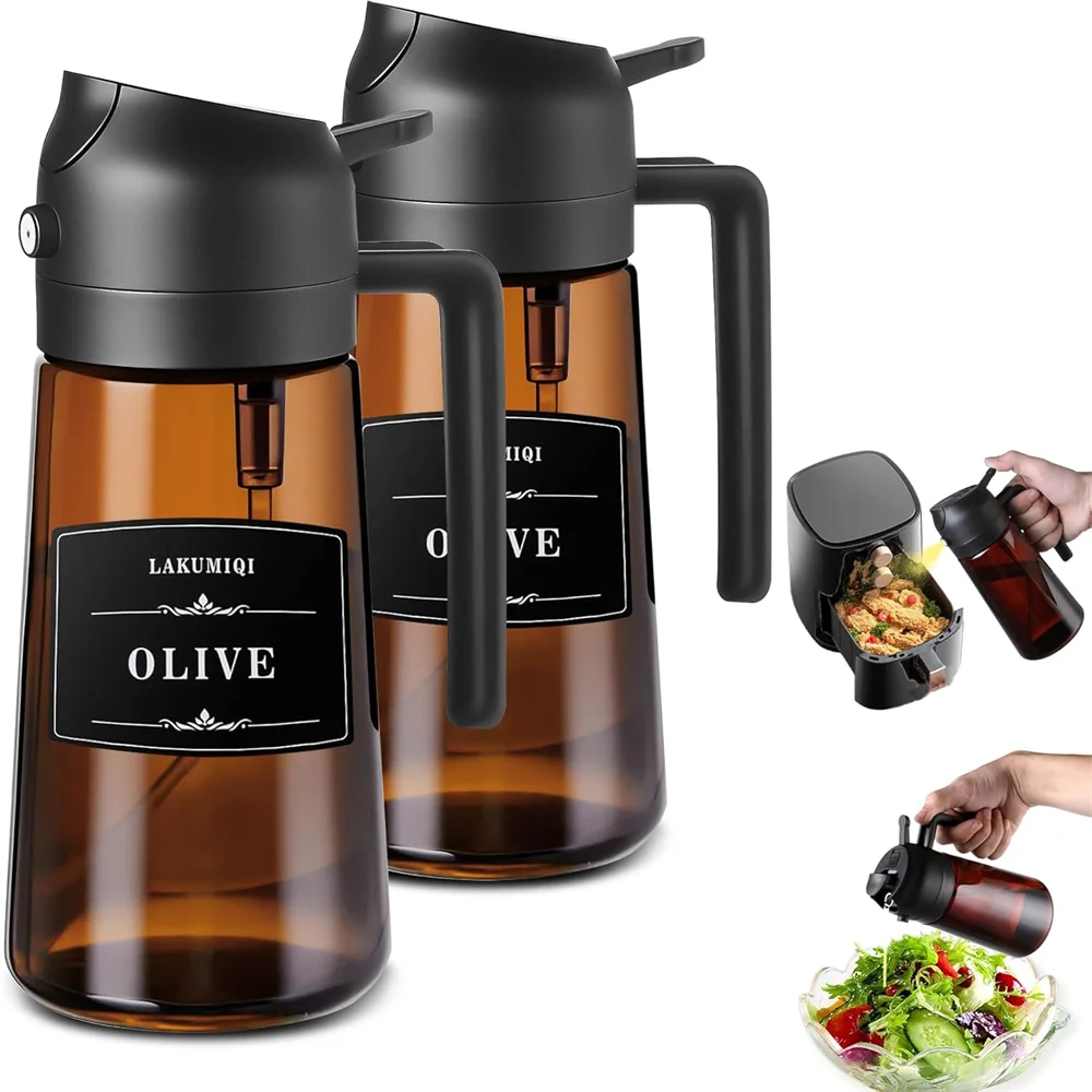 PurePour™ 2-in-1 Glass Oil Sprayer