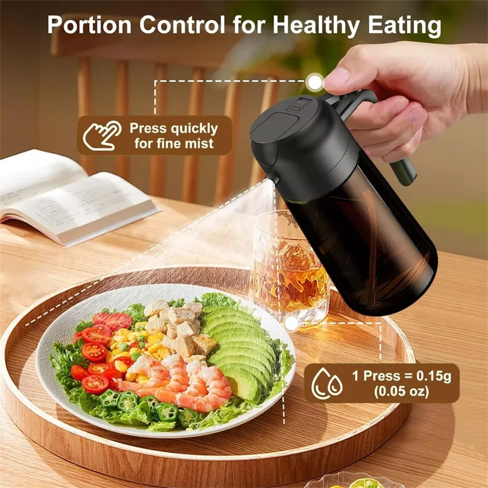 PurePour™ 2-in-1 Glass Oil Sprayer